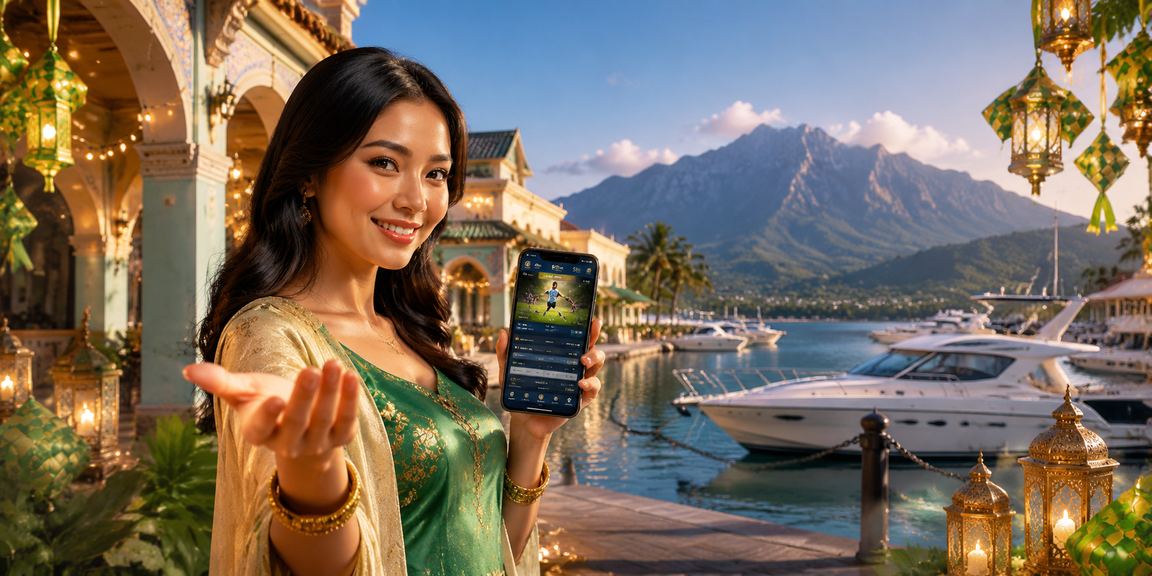 Pemain dari Sabah menikmati undian loteri sempena perayaan Hari Raya melalui mibox88